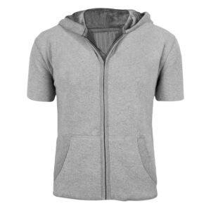 Gray hoodie isolated